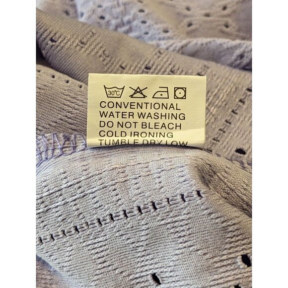 Lot of 2 Womens Tops Plus Size 2X Eyelet Flutter Sleeves Purple Pink Romantic - Picture 4 of 4